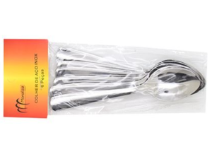TALHER COLHER MESA LISO RETO C/6 INOX
