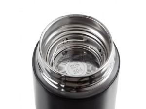 GARRAFA TERMICA 0,5L INOX C/INFUSOR PRETA