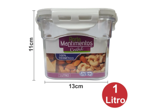 POTE ACRILICO 1,0L TPA-COLOR 11X13CM