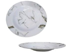 PRATO MELAMINA RAJADO 20CM REDONDO