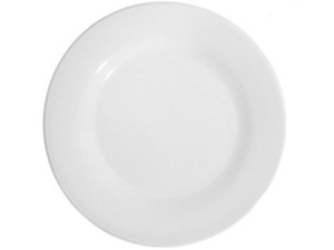PRATO MELAMINA BRANCO 15CM SOBREMESA