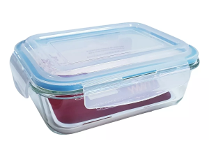 POTE VIDRO HERMETICO RETANGULAR 1500ML