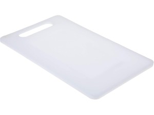 TABUA PLASTICA BRANCA 33x20cm