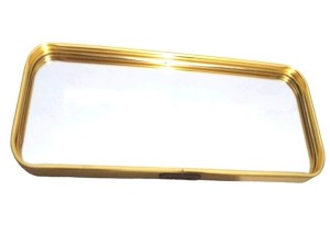 BANDEJA ESPELHO RETANGULAR 30X10CM