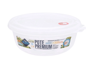 POTE PLASTICO 1800ML CLEAN REDONDO
