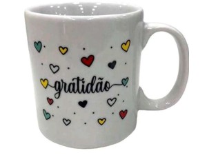 CANECA CERAMICA 120ML PALAVRAS
