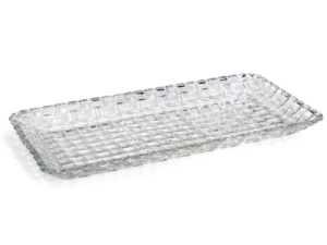 BANDEJA VIDRO 25X13CM SOFIA POTIRI