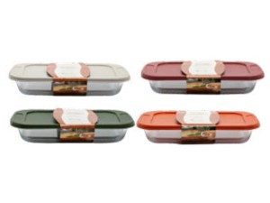 ASSADEIRA VIDRO 2,2L RETANGULAR TAMPA-PLASTICA