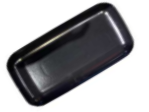 TRAVESSA CERAMICA 30X18CM CINZA ESCURO