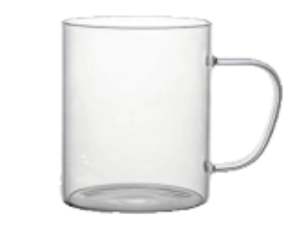 JOGO 6 CANECA VIDRO 440ML