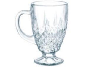 CANECA VIDRO 180ML FLUX CRISTAL
