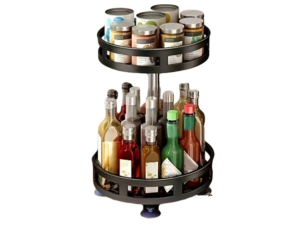 ORGANIZador GIRATorio 2-ANDAR 39X25CM