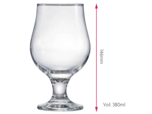 JOGO 6 TACA BEER MASTER 380ML LISA