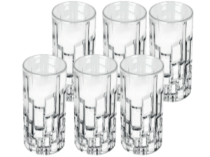 JOGO 6 COPO VIDRO 360ML EUPHORIA SUCO