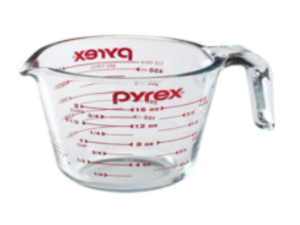 JARRA VIDRO MEDIDORA 1000ML PYREX
