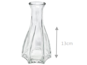 VASO VIDRO 13CM GARRAFA ELOÁ