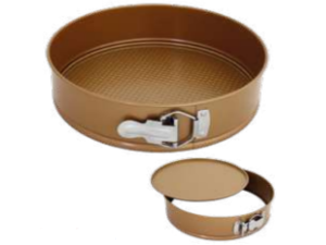 FORMA BOLO 24CM REDONDA FUNDO-REMOVIVEL GOLD