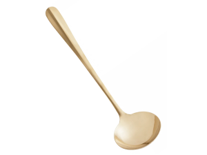 CONCHA INOX 32CM POSITANO DOURADA