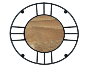 DESCANSO PANELA METAL 18CM C/BAMBU