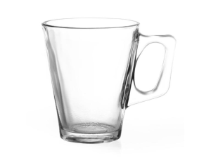 JOGO 3 CANECA VIDRO 185ML LISA