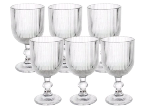 JOGO 6 TACA VIDRO 50ML P/LICOR VIENA