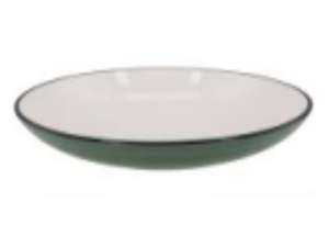 SALADEIRA CERAMICA 21CM NANCY VERDE