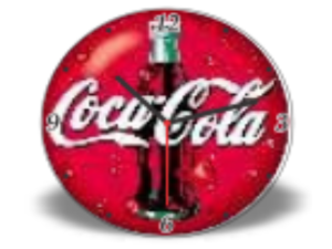 RELOGIO PAREDE 30CM COCA/CARRO/ETC