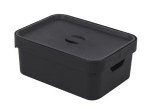 ORGANIZADOR CX PLASTICA 03L C/TPA PRETA