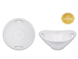 TIGELA MELAMINA 1,5L C/ALCAS BRANCA