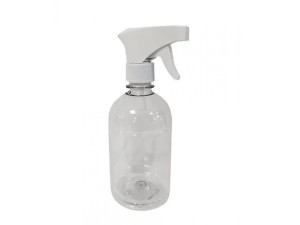 BORRIFADOR 500ML PLASTICO PET TRANSPARENTE