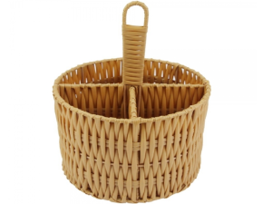 PORTA TALHER REDONDO VERTICAL RATAN 15X20CM