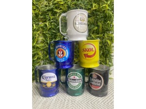 CANECA DE ALUMINIO ADESIVADA CERVEJAS 500ML