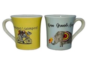 CANECA CERAMICA 330ML TEMA AMIZADE