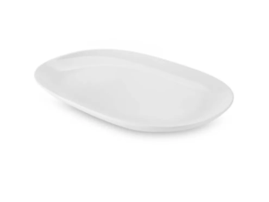 TRAVESSA MELAMINA 23X15CM OVAL BRANCA