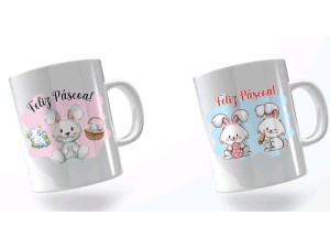 CANECA CERAMICA 300ML PASCOA