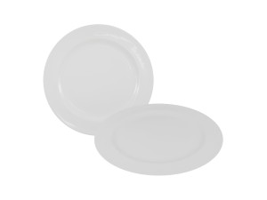 PRATO MELAMINA 18CM SOBREMESA BRANCO