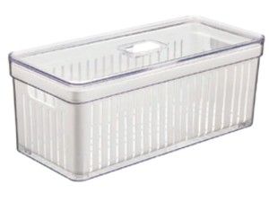 ORGANIZADOR ACRILICO 33X14X13CM C/TELA