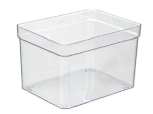 ORGANIZADOR ACRILICO 14X18X12CM S/TAMPA