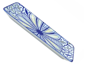 TRAVESSA PORCELANA COLOR 25X11CM RETANGULAR