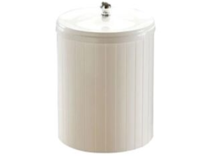 LIXEIRA PLASTICA 5,0L CLEAN BRANCA