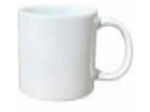 CANECA CERAMICA 300ML BRANCA IRIS