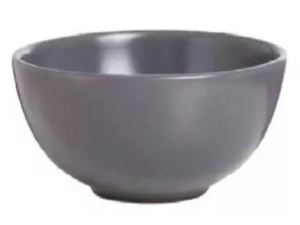 BOWL MELAMINA 12,5CM CINZA 300ML