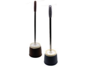 ESCOVA SANITARIA 54CM CINZA/ MARRON