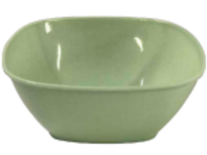 BOWL MELAMINA 20CM QUADRADO VERDE