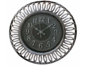 RELOGIO PAR 40CM CINZA TIC-TAC