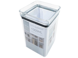 POTE ACRILICO 1,0L QUADRADO LUMINI
