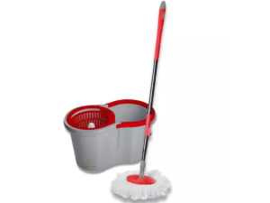 MOP GIRATORIO C/BALDE CINZA/VERMELHO