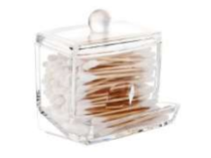 ORGANIZADOR ACRILICO P/HASTES FLEXIVEIS 09X07CM