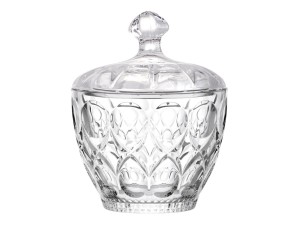 BOMBONIERE VIDRO 8,5X11CM MADRID CLEAR