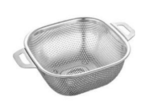 ESCORREDOR INOX 26CM MULTIUSO QUADRADO